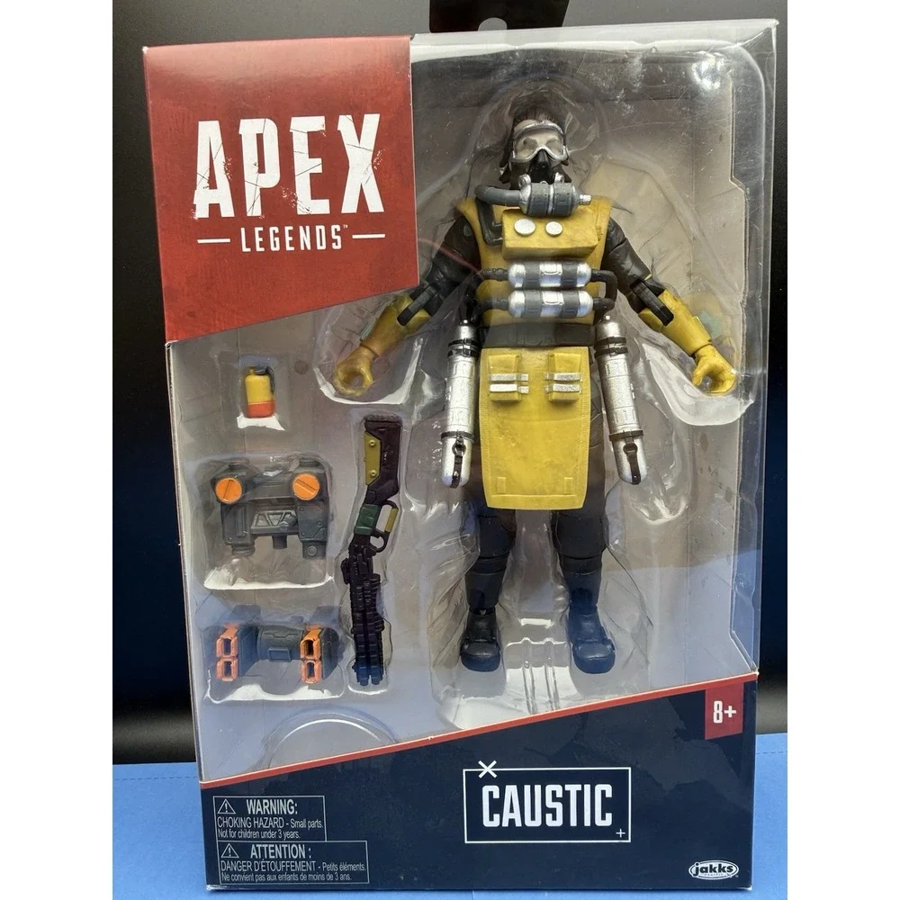 JAKKS Pacific Apex Legends (Caustic) Yellow & Black 6-Inch Action Figure